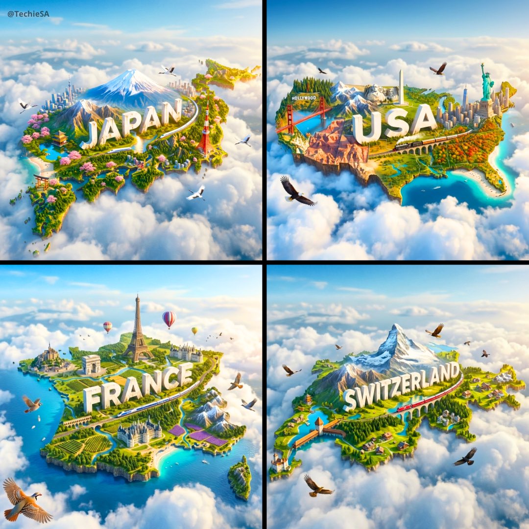 悬浮国家岛屿微景观 示例图